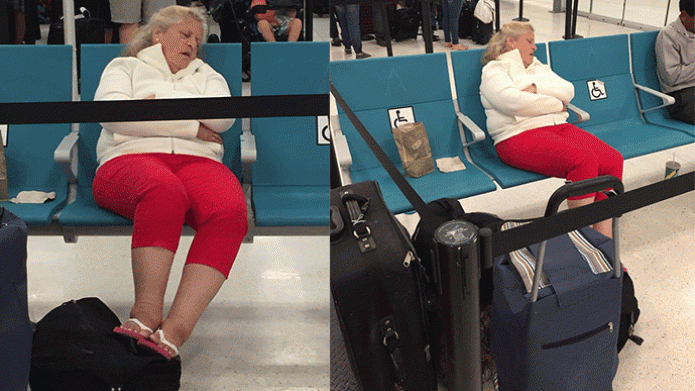 Mujer abandonada en aeropuerto Luis MuÃ±oz Marin, estÃ¡ allÃ­ por "ChanguerÃ­a" 