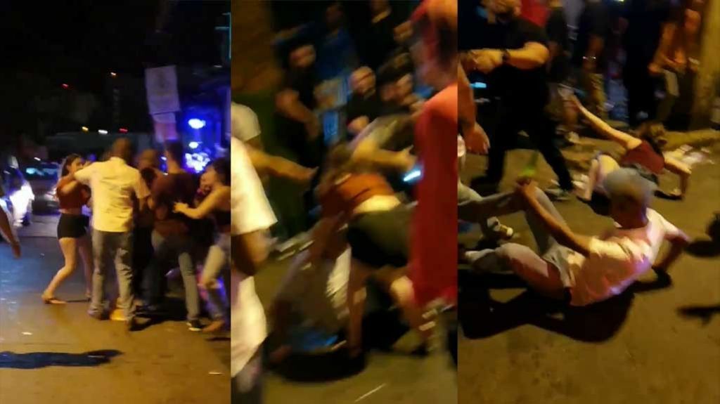  Video: Publican pelea entre Boricuas y Gringos anoche en la placita de Santurce 