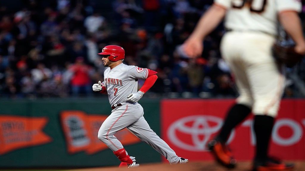  11-4. Su&aacute;rez y Peraza jonronean contra los Gigantes 