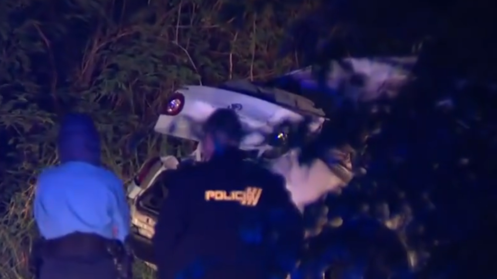  Video: Un Muerto y dos heridos en accidente de auto en Guayama 