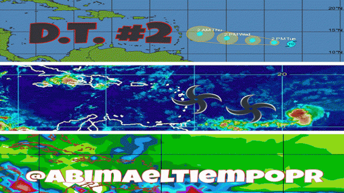 Seguimos atentos a la evoluciÃ³n de la DepresiÃ³n Tropical #2...
