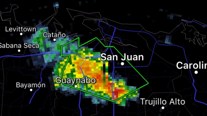 Aviso de inundaciones repentinas para Guaynabo y San Juan