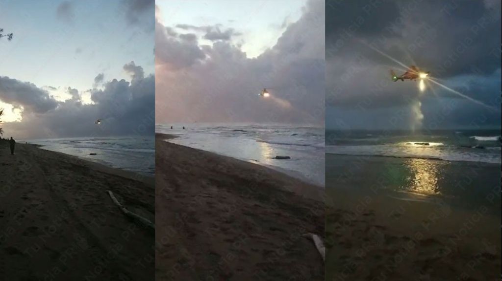  Video de la busqueda en Aguadilla por embarcaci&oacute;n volcada que ha dejado muertos, desaparecidos y arrestados 