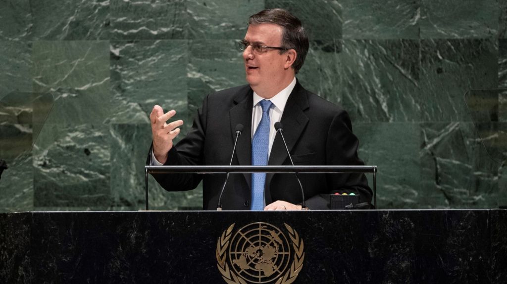  M&eacute;xico abandera el multilateralismo en la ONU y Cuba carga contra Trump 