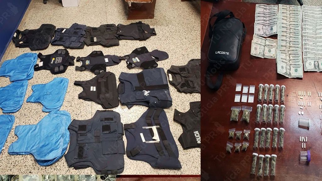  Ocupan 18 chalecos robados a la polic&iacute;a de Puerto Rico 