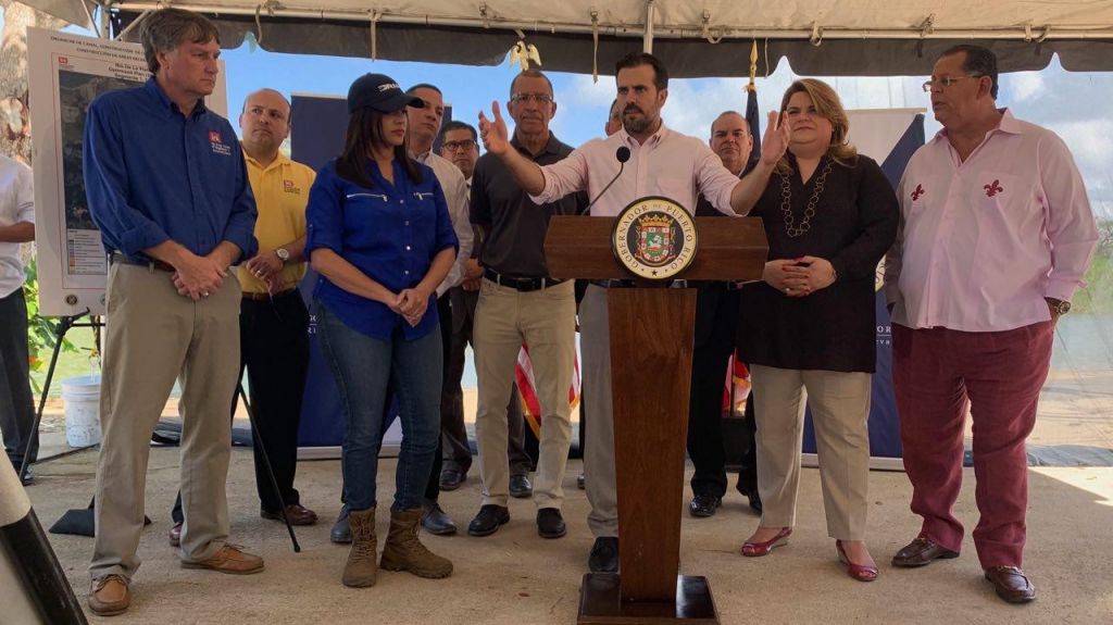  Gobernador inaugura proyecto de control de inundaciones del r&iacute;o La Plata 