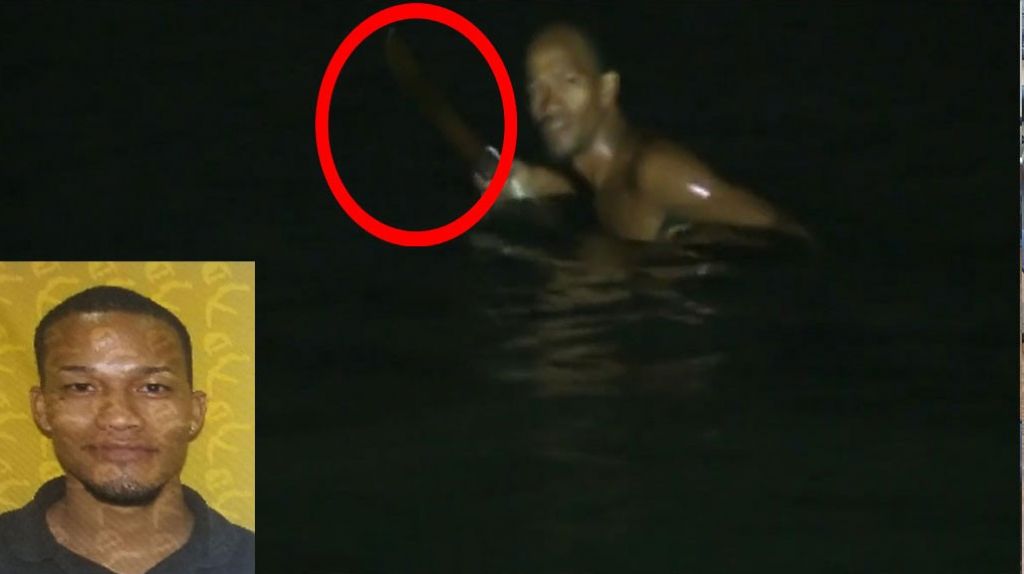  Video: Momento en que pr&oacute;fugo federal se mete al mar en Carolina para evitar ser arrestado 