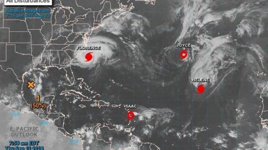  Aunque hay riesgo de lluvia Isaac se sigue alejando de Puerto Rico 