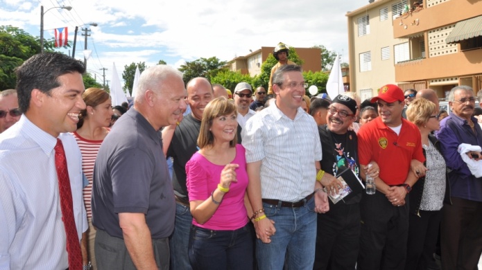 Superintendente participa de marcha No Balas al Aire