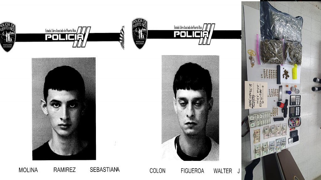  A la c&aacute;rcel, los pillaron en Arecibo con m&aacute;s de 2 libras de marihuana y una pistola 