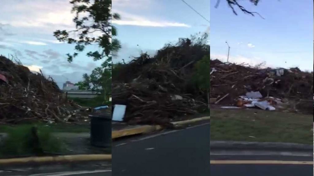 Video: Montaña de escombros en Hato Rey le dan la razón al DRN, San Juan atrás con los escombros 