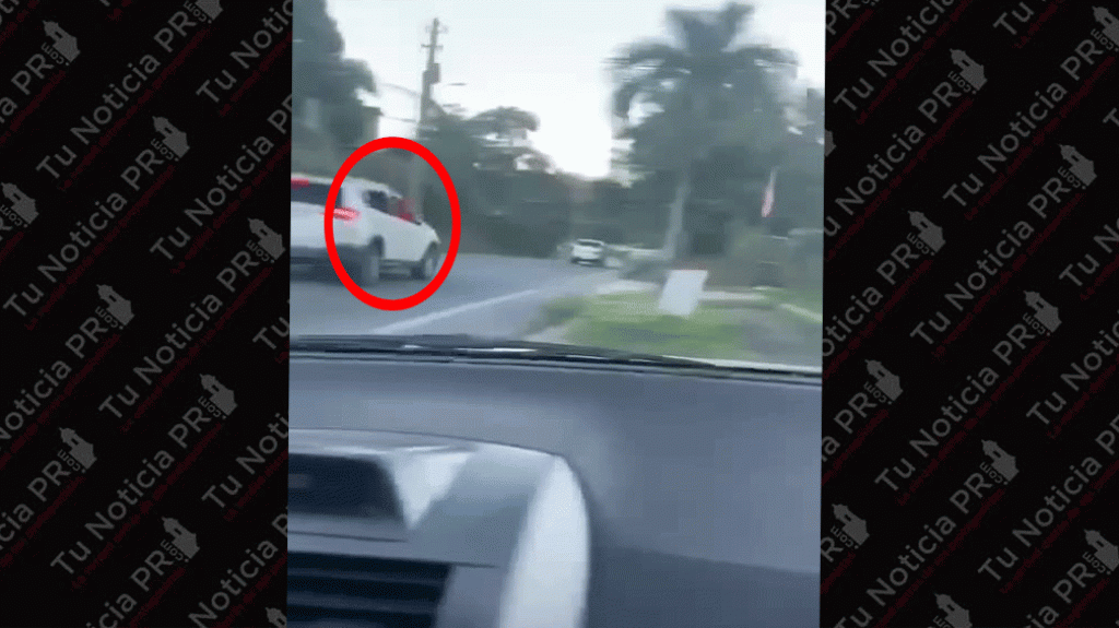  Captan en video tiroteo de carro a carro en Patillas que dej&oacute; un muerto 