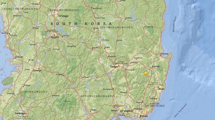 Video: Terremoto de magnitud 5,8 en Corea del Sur, informan medios internacionales