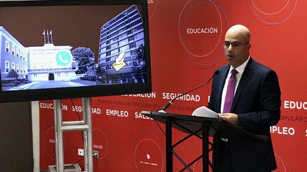  Presidente del PPD formaliza petici&oacute;n a federales investiguen el "WhatsApp Gate" 