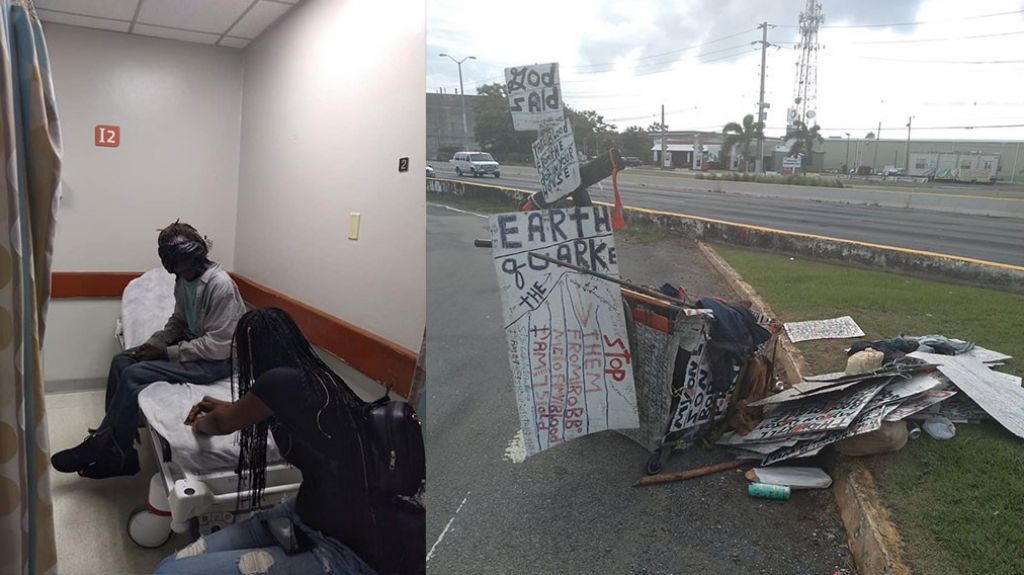  Fotos: Llega la ayuda para “Calvin” el hombre que ha cargado su “cruz” por todo Puerto Rico 