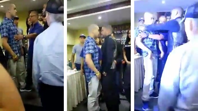 Video: Juanma y VÃ¡zquez "Se alteran y se van A lo fÃ­sico" en conferencia de prensa