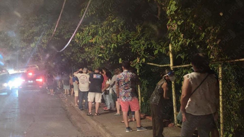  A esta hora la fila para votar en San German 