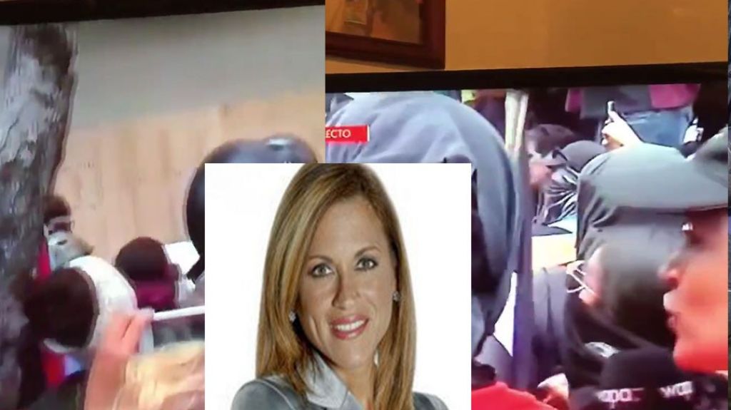  Video: Reportera de noticentro enfrenta manifestante que se le puso &ldquo;wapa&rdquo; 