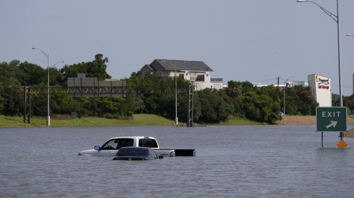 Lluvias de mayo en Texas: suficiente agua para cubrir el estado con 20 centÃ­metros