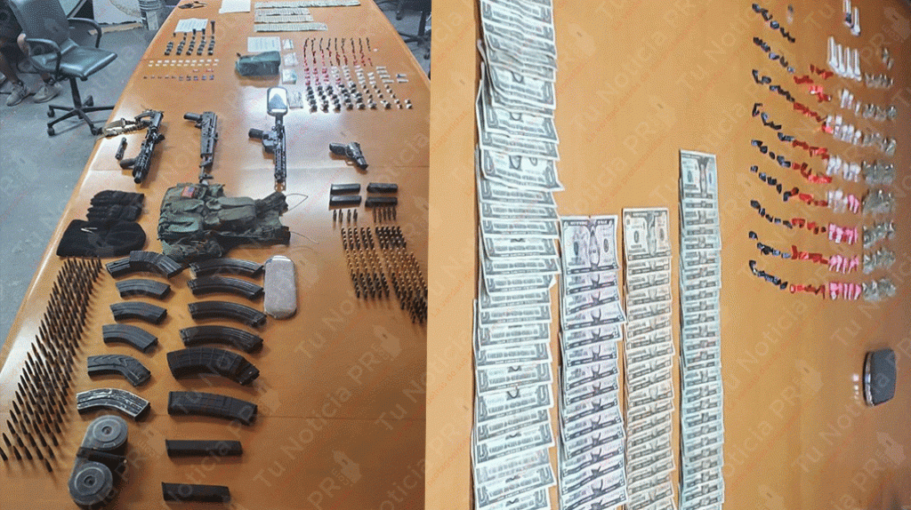  Inteligencia Criminal y UM detienen un menor con drogas, adem&aacute;s ocupan rifles y municiones 