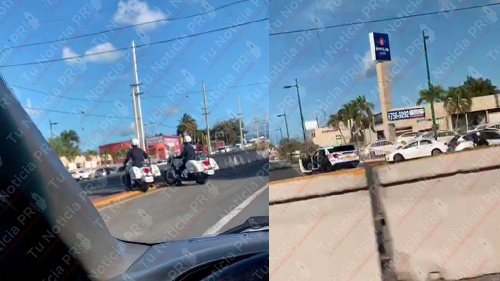  Conductor capta en video momento en que disparan contra Polic&iacute;as en Carolina 