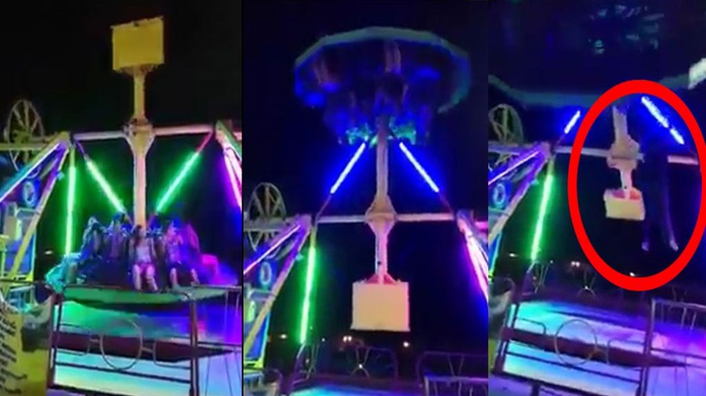  En video momento en que una mujer cae de una &ldquo;Machina&rdquo; en movimiento 