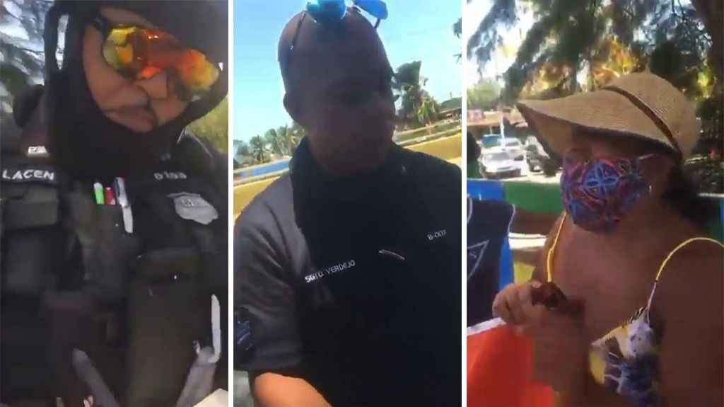  Video: Alegan repartían bolsas para la basura en playa de Loíza, pero la policía los multo 