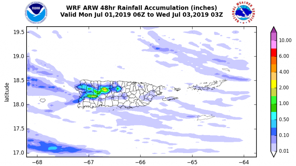  Poca actividad de lluvia durante los pr&oacute;ximos d&iacute;as 