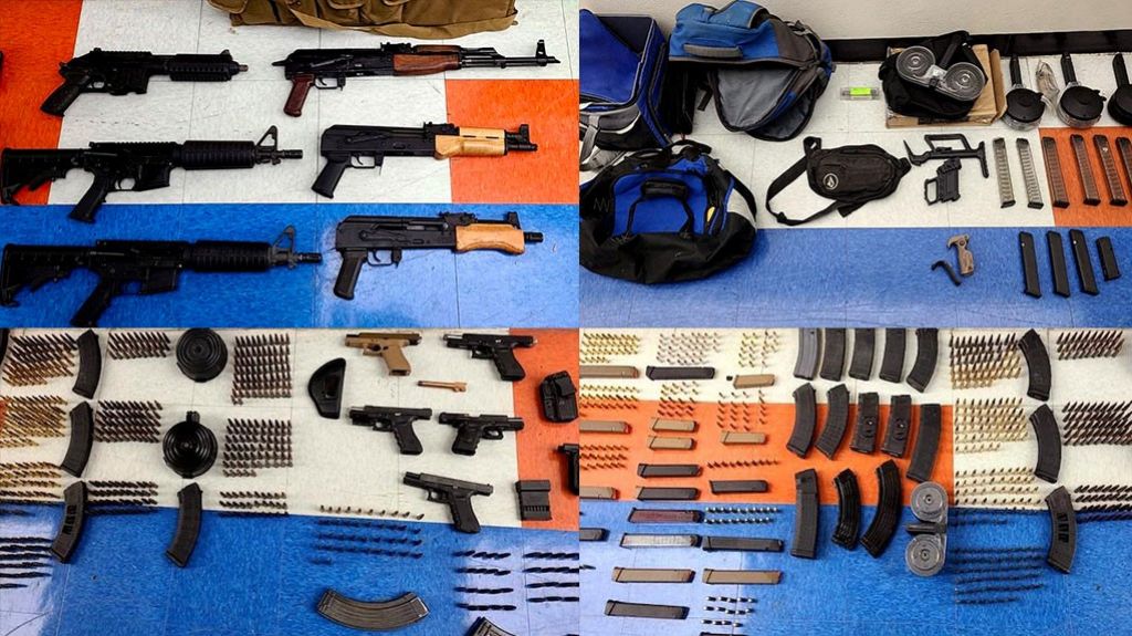  Decomisan armas largas, municiones y drogas durante allanamiento en Santa Isabel 