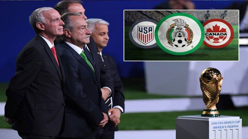  Video: M&eacute;xico, Canad&aacute; y Estados Unidos organizar&aacute;n el Mundial de 2026 