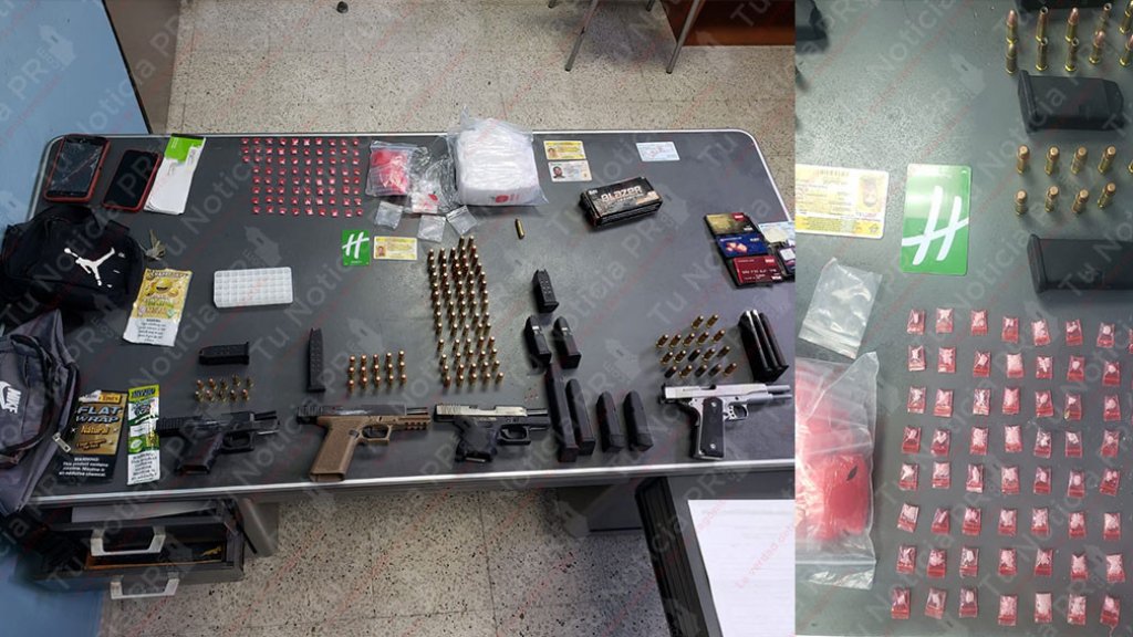  Chocaron en Mayag&uuml;ez y llamaron la polic&iacute;a, pero andaban con pistolas, balas y drogas 