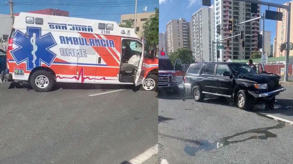  Video: 4 heridos en accidente grave con ambulancia del municipio de San Juan 