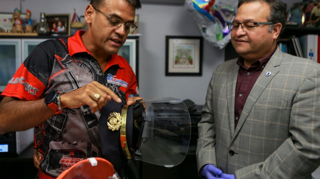  Empresa cag&uuml;e&ntilde;a dise&ntilde;a equipo de seguridad especial para polic&iacute;as y equipo m&eacute;dico 