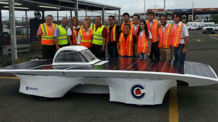 Delegacion Colegial del RUM compite con Carro Solar