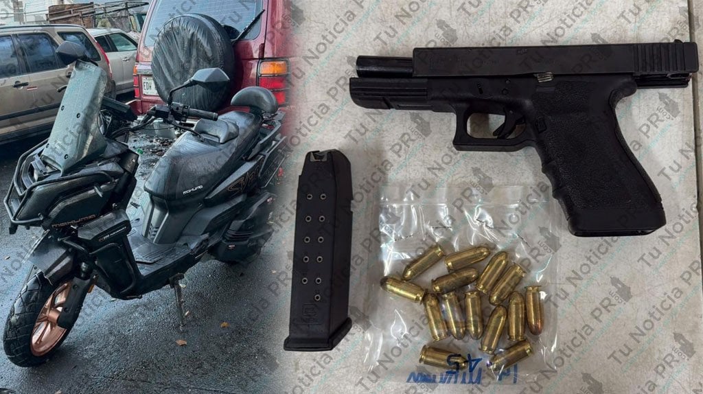  Municipales de San Juan &ldquo;Pillan&ldquo; a conductor de motorita con una pistola alterada en Condado 