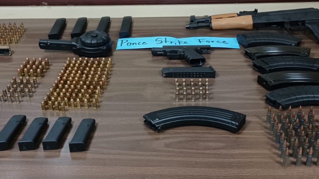  Ocupan armas, cargadores y municiones en sector de Playa de Ponce 