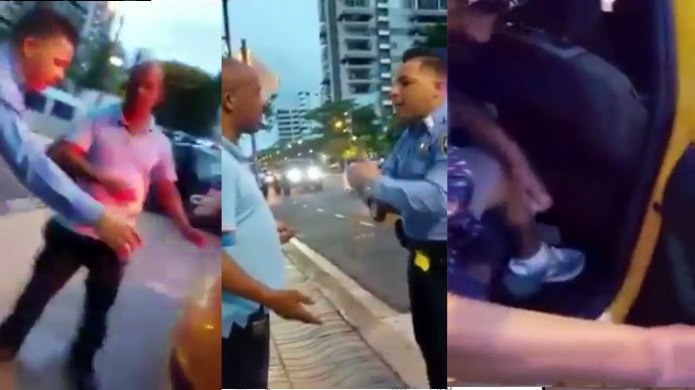 Video: Turista le cierra la puerta en la cara a taxista que trato de evitar que tomara un vehículo "Uber" en Isla Verde