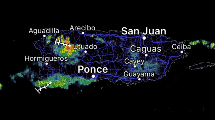 Disminuyen los aguaceros que se formaron esta tarde