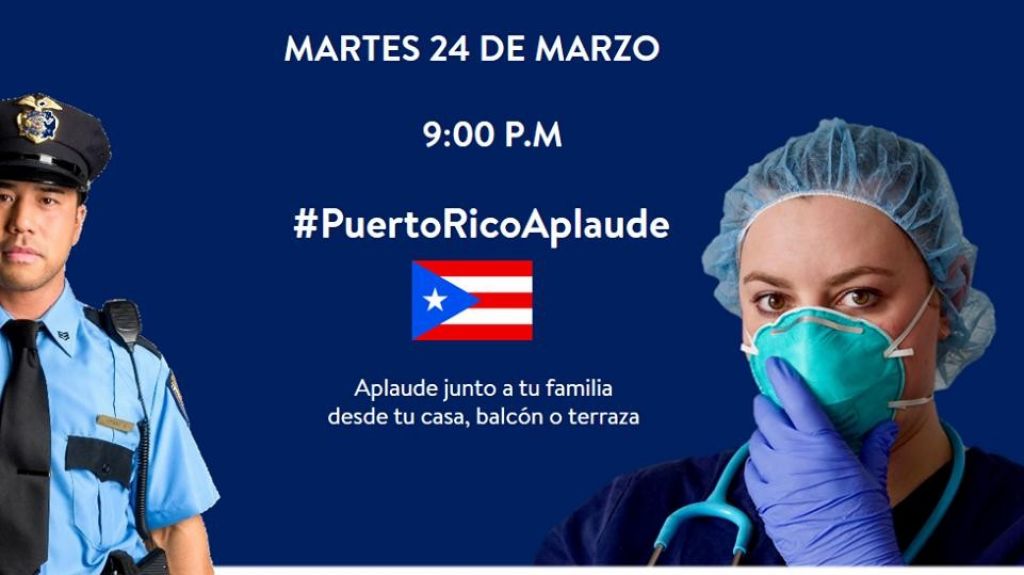  Puerto Rico se suma al “Gran Aplauso Nacional” a los médicos, profesionales de la salud y Policía de Puerto Rico 