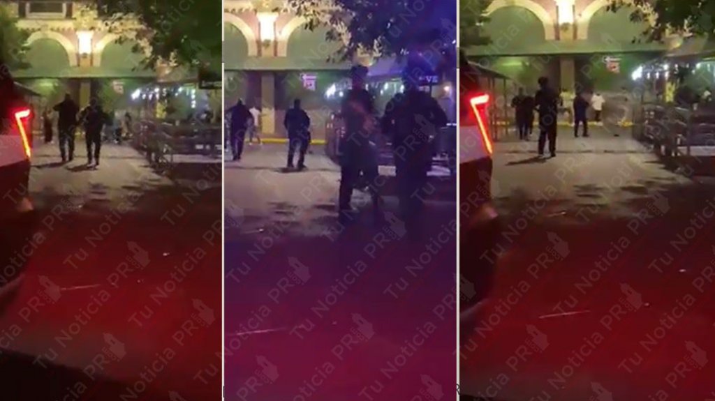  Video: &ldquo;Bouncers&rdquo; en la placita de Santurce le dan una pela a turistas y disparan al aire 