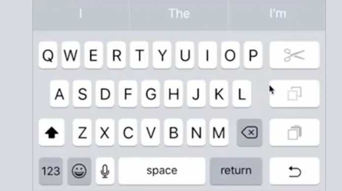 Descubren un teclado de una mano escondido dentro de iOS