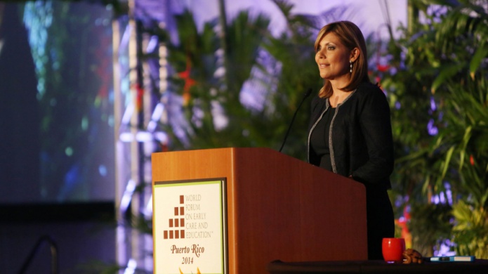 PRIMERA DAMA RECIBE DELEGADOS INTERNACIONALES EN FORO MUNDIAL SOBRE LA NIÃEZ TEMPRANA
