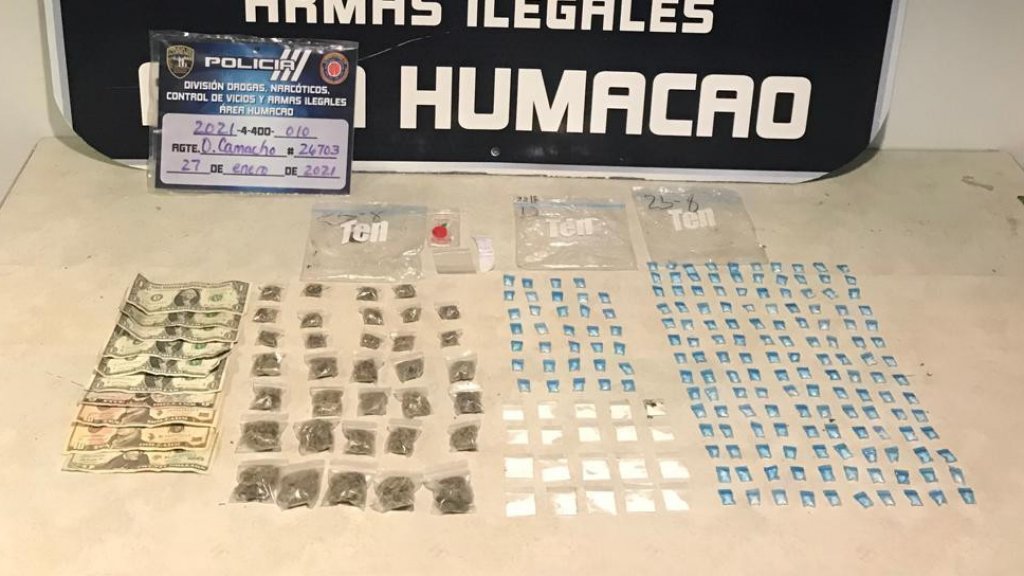  Arrestan con drogas a dos hombres en Humacao 