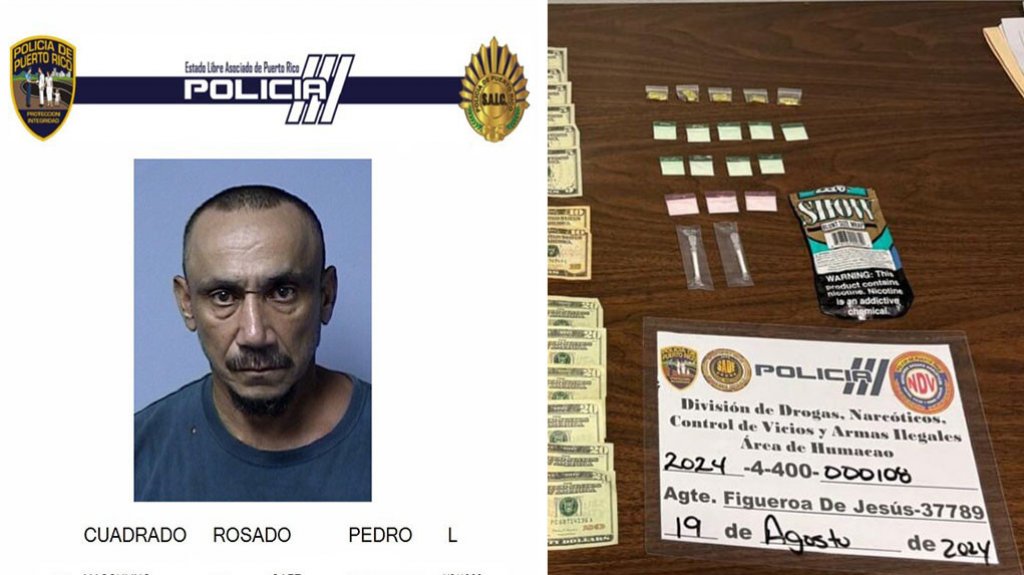  Arrestado con drogas en caserío de Las Piedras 