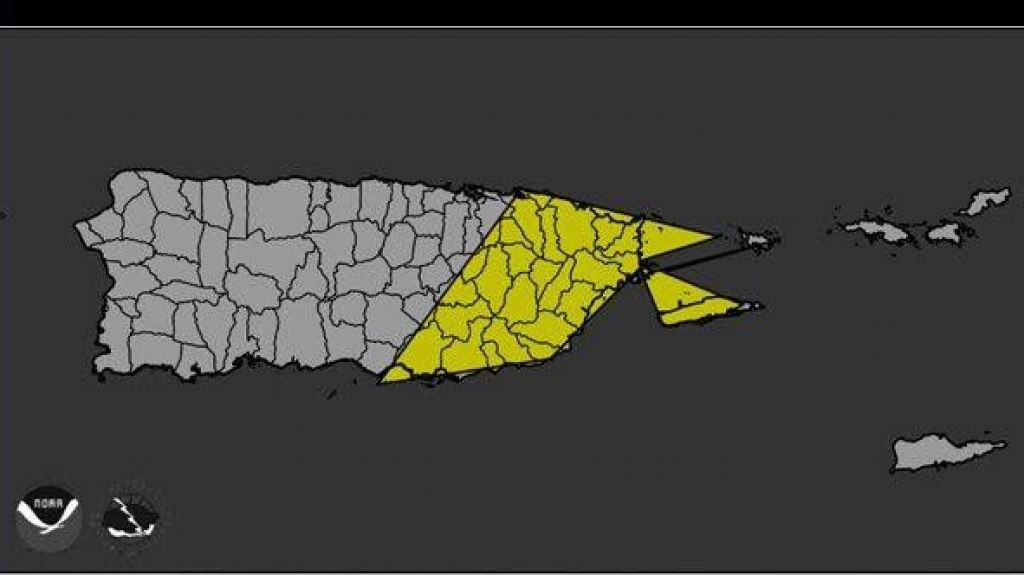  SNM alerta banda de mal tiempo con r&aacute;fagas de hasta 50 millas 