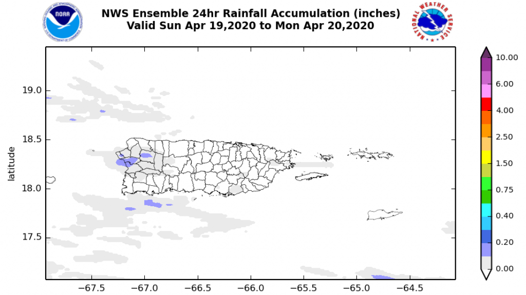 Actividad de lluvia limitada tras llegada de aire más seco 