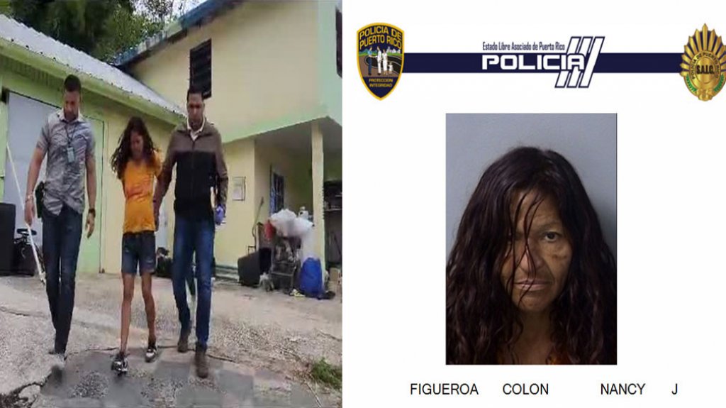  Video: Momento en que arrestan en Aibonito a mujer por romper cristales de un negocio 