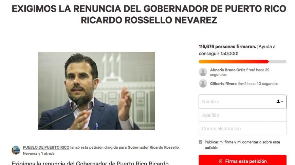  Supera las 116 mil firmas la petici&oacute;n cibern&eacute;tica de renuncia del gobernador 
