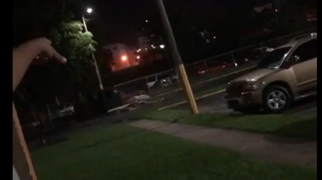  Captan en video impresionante tiroteo de anoche en Santurce que dej&oacute; dos hombres heridos 