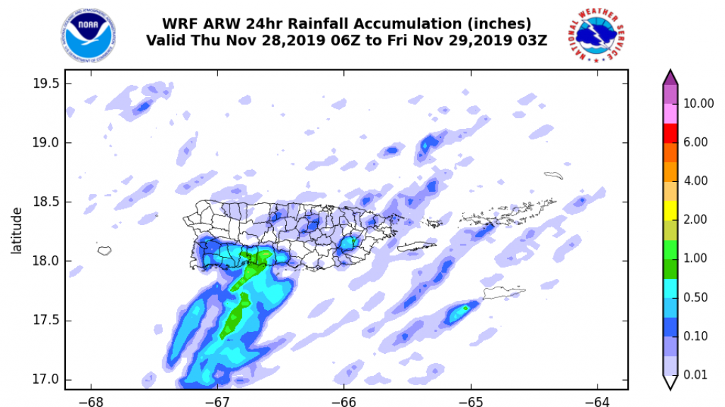  Tiempo variable se manifiesta; aguaceros dispersos en el pronóstico 